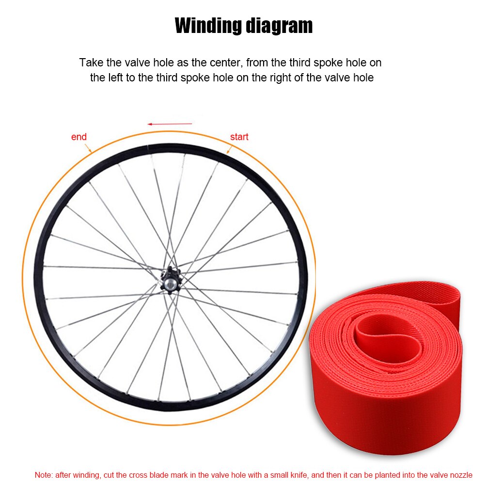Cintas de llanta antiperforación de PVC, Protector de tubo de banda de revestimiento plegable para bicicleta de montaña y carretera, Premium, 2 uds.