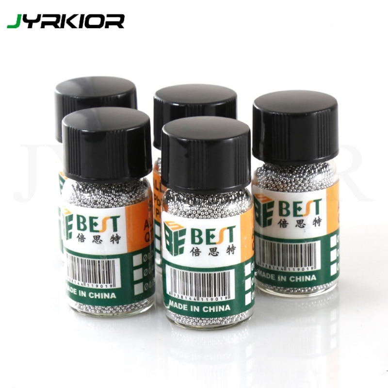 25K cyny ołowiowej BGA Reballing kulki 0.2 0.25 0.3 0.35 0.4 0.45 0.5 0.55 0.6 0.65 0.76mm dla BGA reballing szablony stacja lutownicza pracy