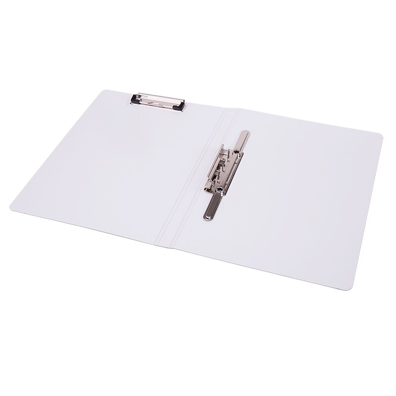 Deli A4 Long Clip + Plate Clamp Hard File Folder Thick Stainless Steel Clip Test Paper Organizador 5049