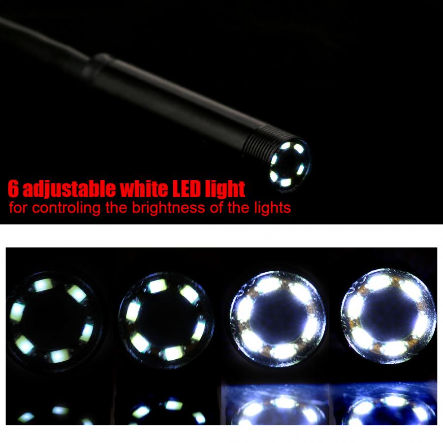 640*480 3 in 1 Waterdichte 6-Led USB Endoscoop Borescope Inspectie Camera 1.5M voor