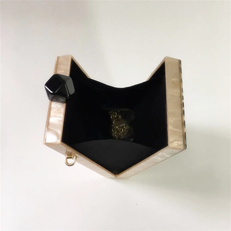 Frauen tasche Schminktäschchen Acryl kette abend kupplung taschen taschen für frauen Euro-Amerikanischen stil luxus handtasche geldbörse