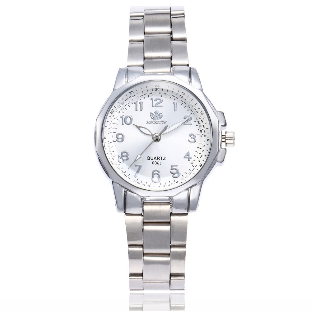 Zilveren Horloge Vrouwen Horloges Luxe Vrouw Rvs Quartz Horloge Rose Gouden Dameshorloge Relogio Feminino