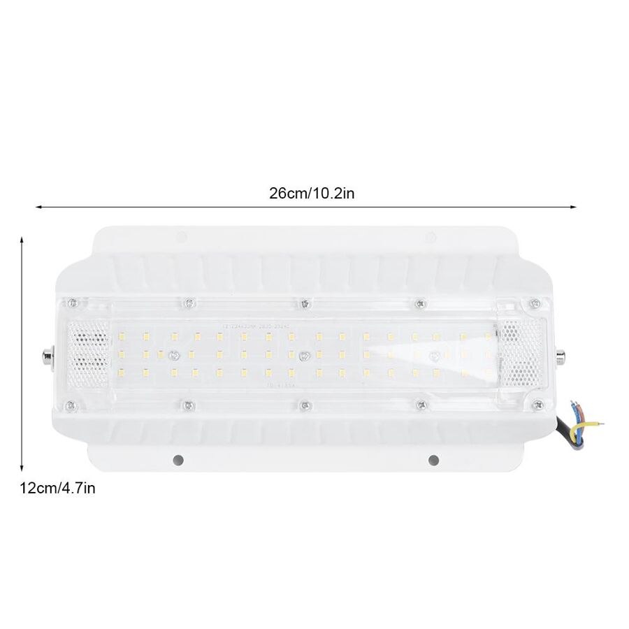 Flood Light IP66 Waterproof Outdoor Lighting High Power LED Iodine-Tungsten Lamp 50W 220V for Construction Square