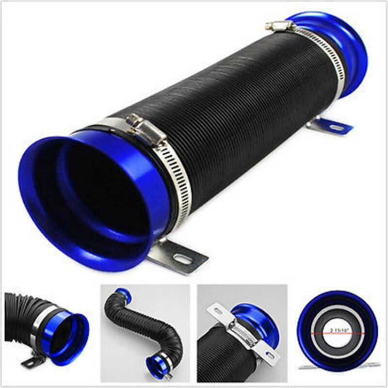 Car modified Air Intake Smart Telescopic Intake Pipe Duct 1M Flexible Car Engine Cold Air Intake Hose Kit Universial Accessiores