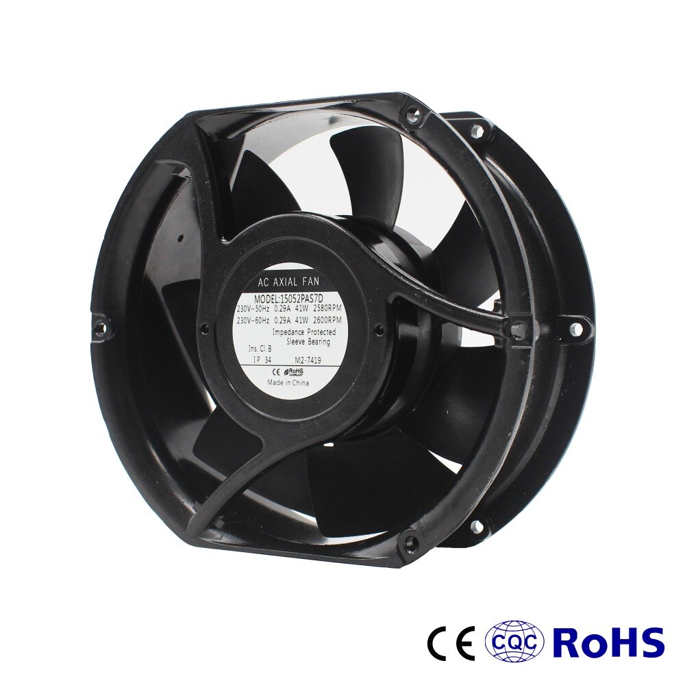 AC Axial Fan Cooling Fan Sleeve bearing 171*150*52 mm Cabinet Ventilation