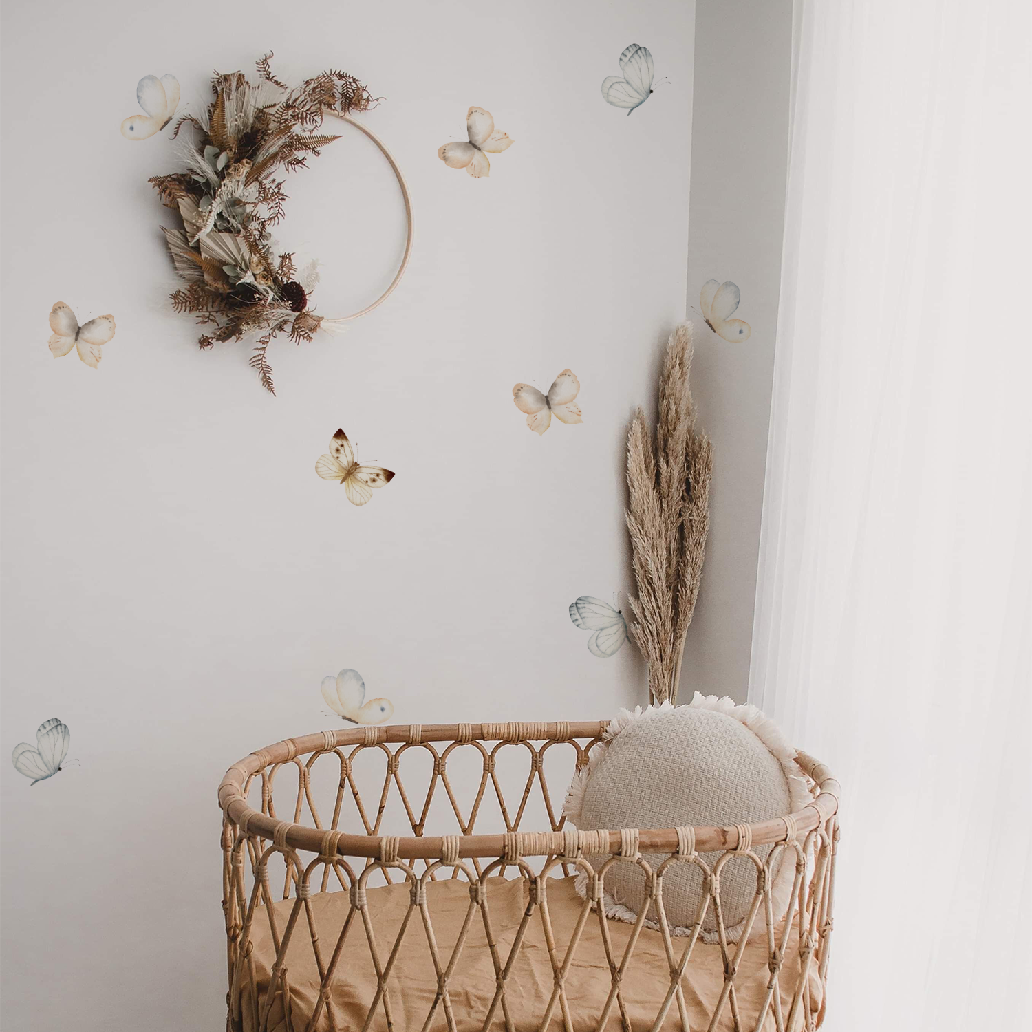 Boho przedszkole kreatywna ściana naklejka dla dzieci pokój dziewczynki chłopcy salon Home Decor Cartoon kropki zwierzęta Vintage naklejki