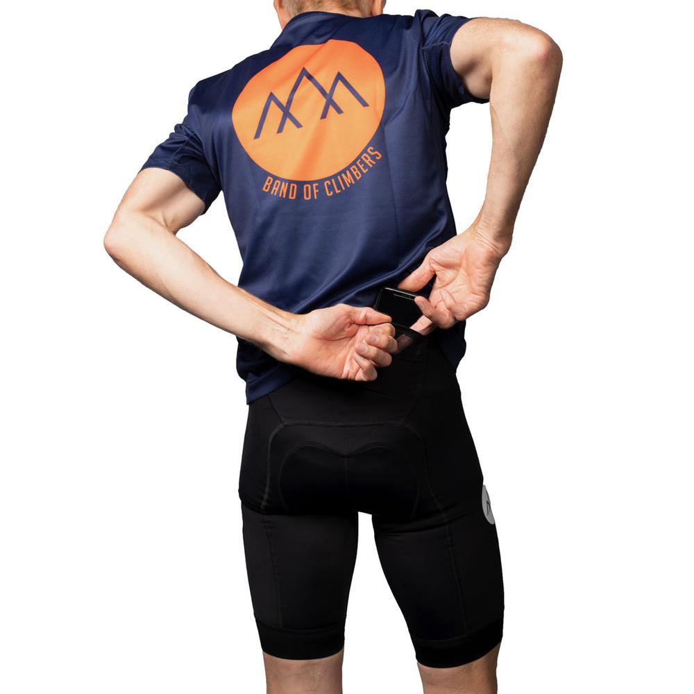 Pantalones cortos De pechera Para Hombre, banda De escaladores Premium, almohadilla De gamuza italiana De Bicicleta Para Hombre, deportes al aire libre, Team Pro Essential