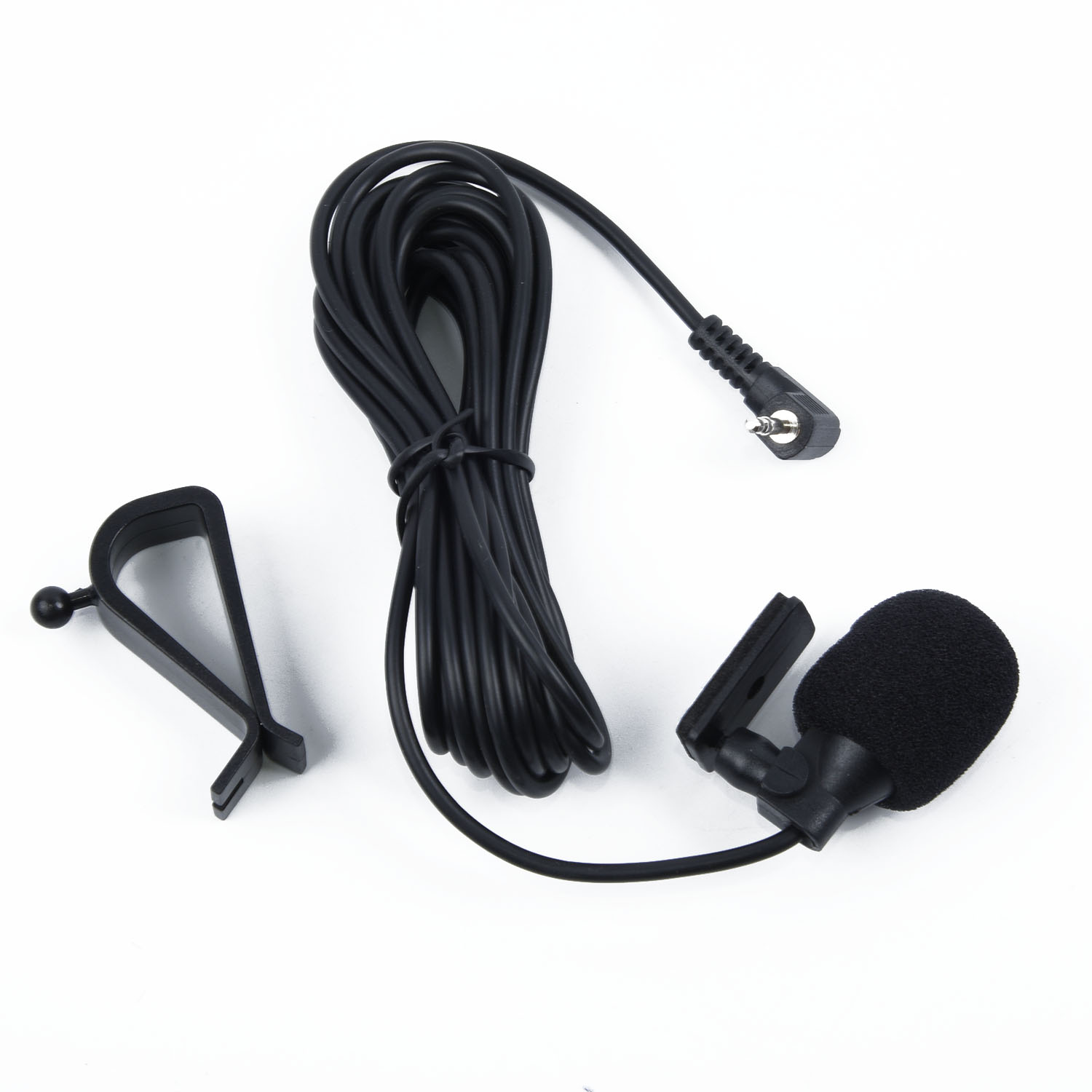 3M 2.5mm Hands-free Mini Clip-on Lapel Portable Bluetooth External Microphone For Car Pioneer Stereos Radio Receiver Microphone