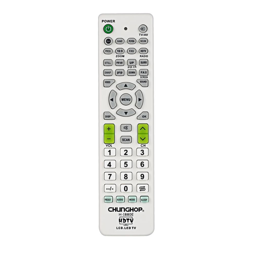 Universal Remote Control For Lg LCD LED HDTV 3DTV TV Television Sets for Samsung For Skywort for Sony CHUNGHOP H-1880E