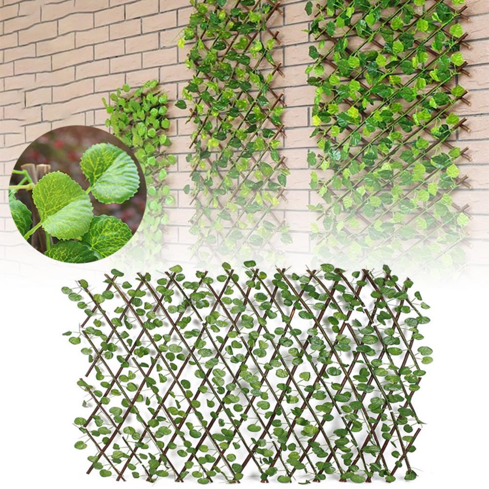 Artificial Garden Plant Fence UV Protected Privacy Screen Outdoor Indoor Use Garden Fence Backyard Home Decor Greenery Wall Deco