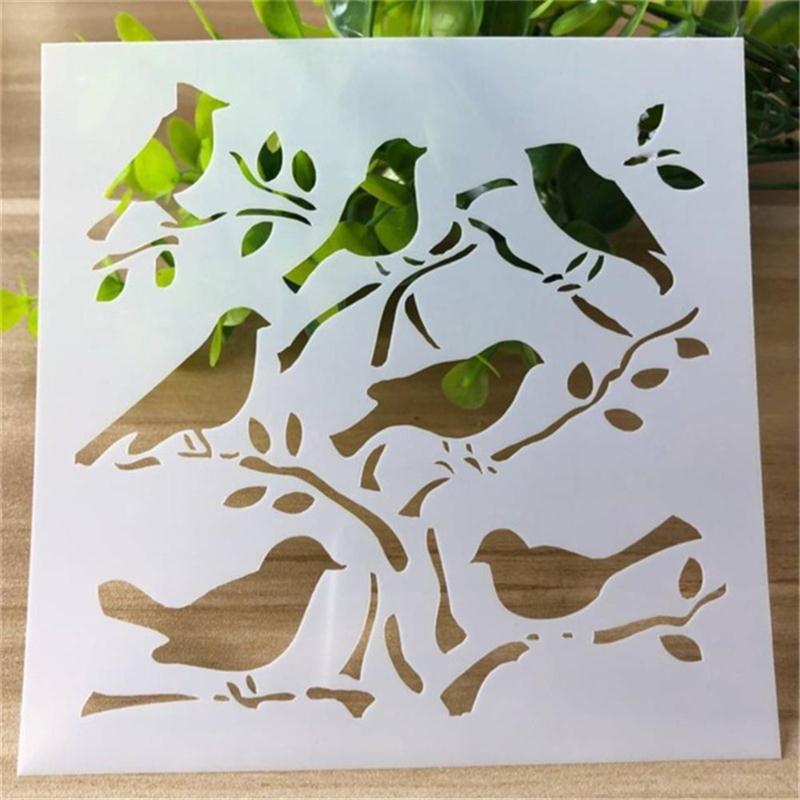 Pochoir de peinture ajouré, 1 pièce, gaufrage, bricolage, artisanat, Journal, accessoires de Scrapbooking, décoration réutilisable: 5