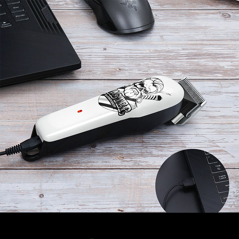 Kapperszaak Tondeuse Professionele Tondeuse Oplaadbare Kapper Elektrische Mannen Cordless Kapsel Verstelbare Keramische Blade