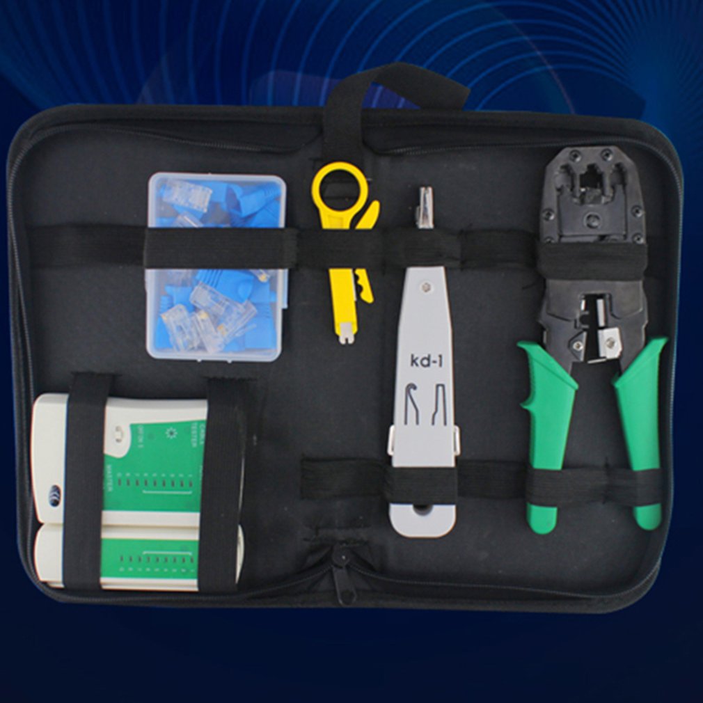 RJ45 Crimping pliers Portable LAN Network Repair Tool Kit Cable Tester AND Plier Crimp Crimper Clamp: YG-P106