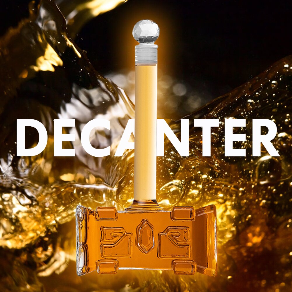 400Ml Hamer Vormige Rode Wijn Schenker Beluchter Bar Accessoires Champagne Brandy Wodka Bril Decanter Fles Voor Pub Familie