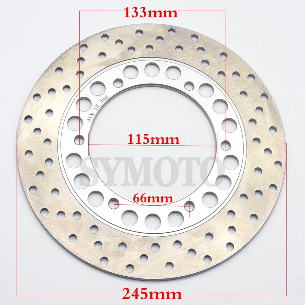 Voor Yamaha FZ400 SRX400 XJ400 XJR400 FZ600 FZR600 FZS600 SRX600 XJ600 YZF600 TDM850 Motorfiets Remschijf Rotor 245Mm