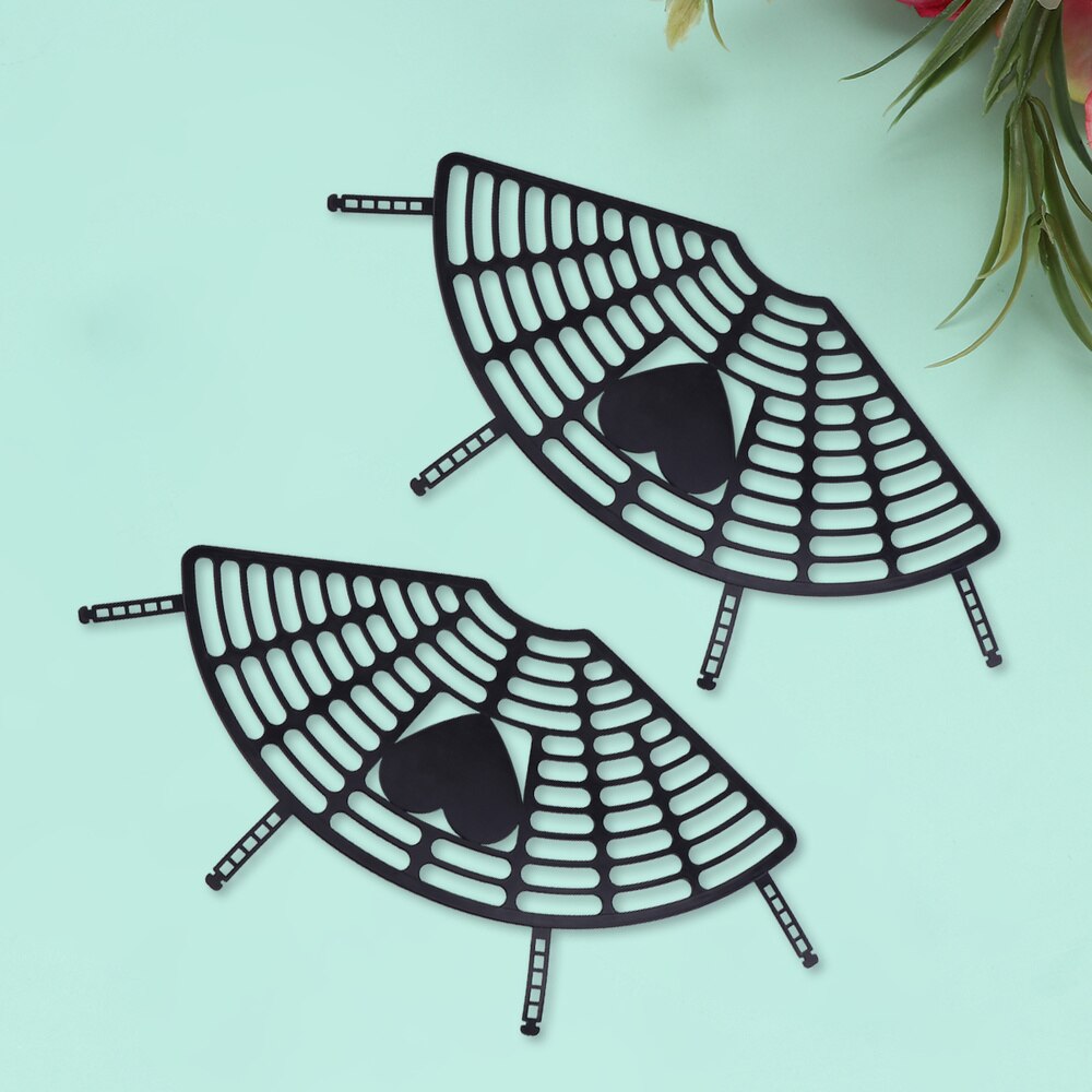 2 Sets/4pcs Useful Bike Protective Mesh Bike Accessories Durable Bike Supplies Bike Gadgets for Bike Girls Kids (Black)