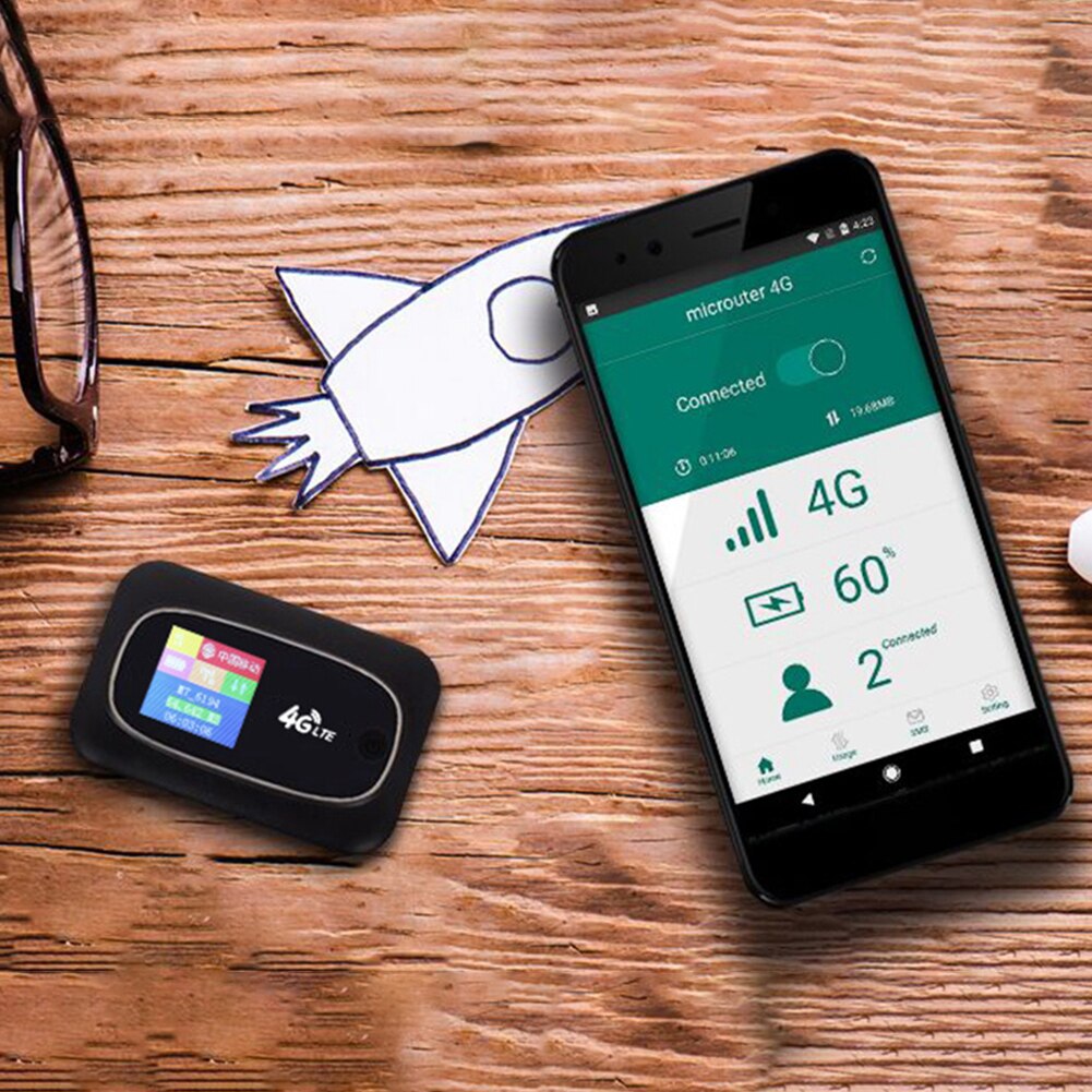 M7 MiFi 4G LTE Mini Portable CAT4 300Mbps Wireless Router with SIM Card Slot Routers 4g router Networking for Qualcomm MDM9207