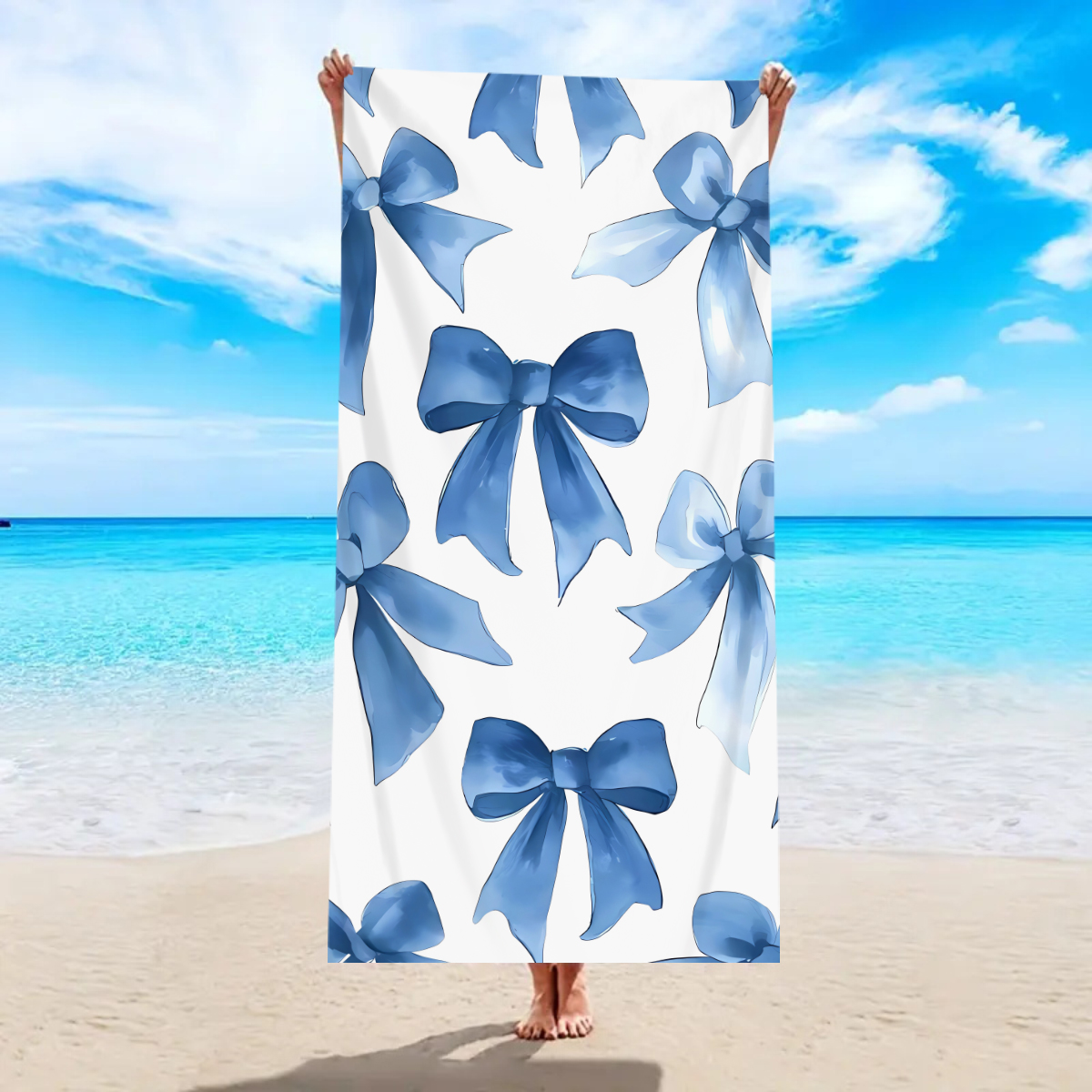 1pc Boheemse grote strandlaken, gestreepte bloemliefde bedrukte badhanddoek, buitenzwemmen, , camping strandlaken: XS / violet