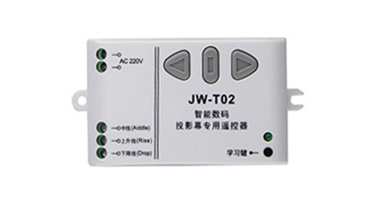 Ac 220 v motor trådløs fjernbetjening switch up down stop rørformet motor controller motor fremadvendt tx rx låst