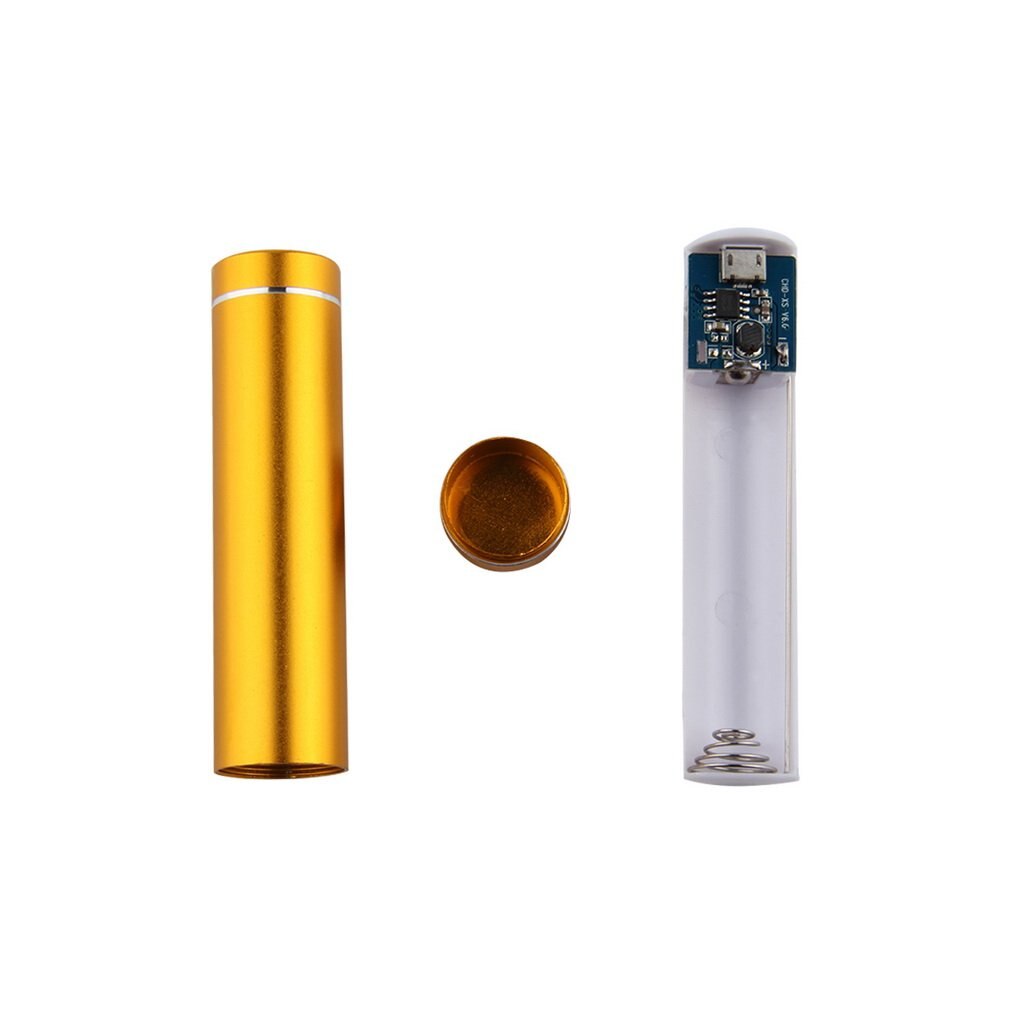 Universal Portable Hard Universal USB 5V 1A Mobile Power Bank Charger Pack 18650 Battery Case for mobile iPhone