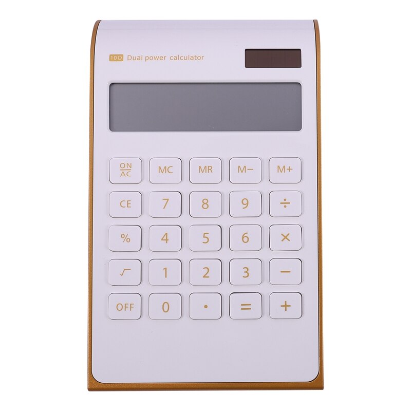 Calculator Solar Calculator Dual Power Computer 10 Digit Solar Calculator, Dual Power