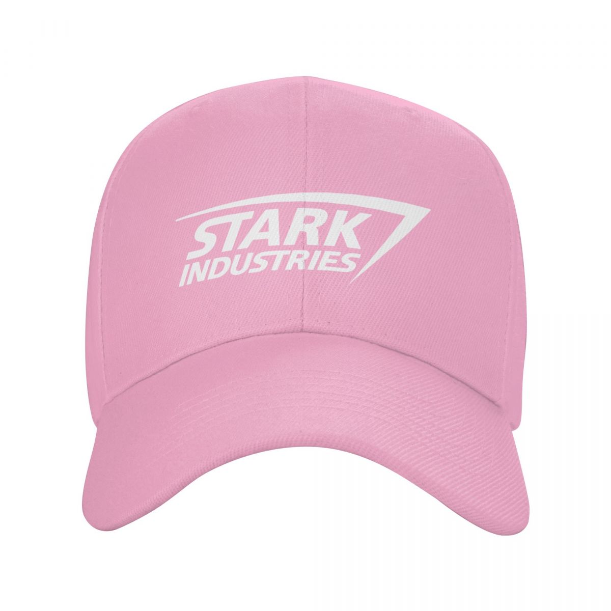 Custom Iron Company Stark Industries Baseball Cap Men Women Breathable Dad Hat Streetwear Snapback Caps Sun Hats: Pink