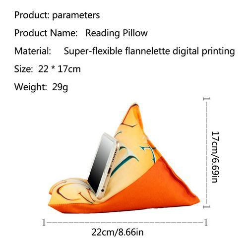 Support d'oreiller pour tablette IPad, support de téléphone, Triangle, support de téléphone US