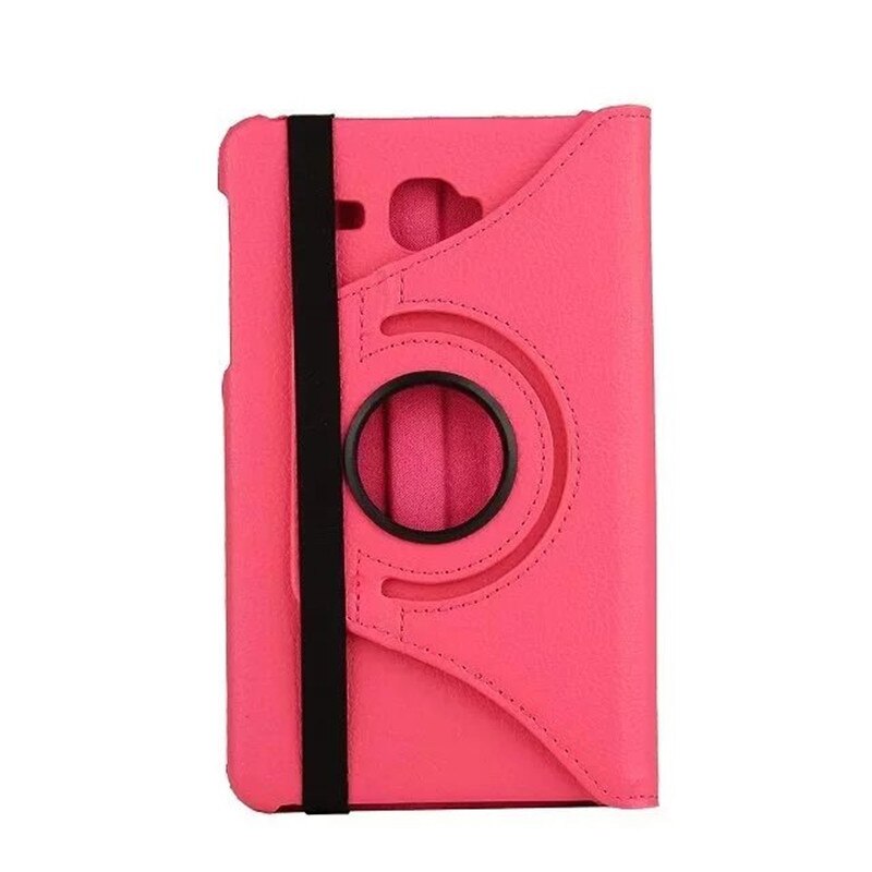 360 Rotating Case for Samsung Galaxy Tab A 7.0 T280 T285 SM-T280 SM-T285 PU Leather Case Folding Stand Smart Cover: 01 Rose