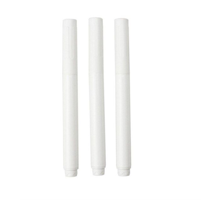 3/5/10 teile/satz Weiße Flüssigkeit Kreide Stifte für Zauberstab Aufkleber Tafel Tafel Fenster Weiß Stift Kreide Marker löschbaren: 3Stck Weiß