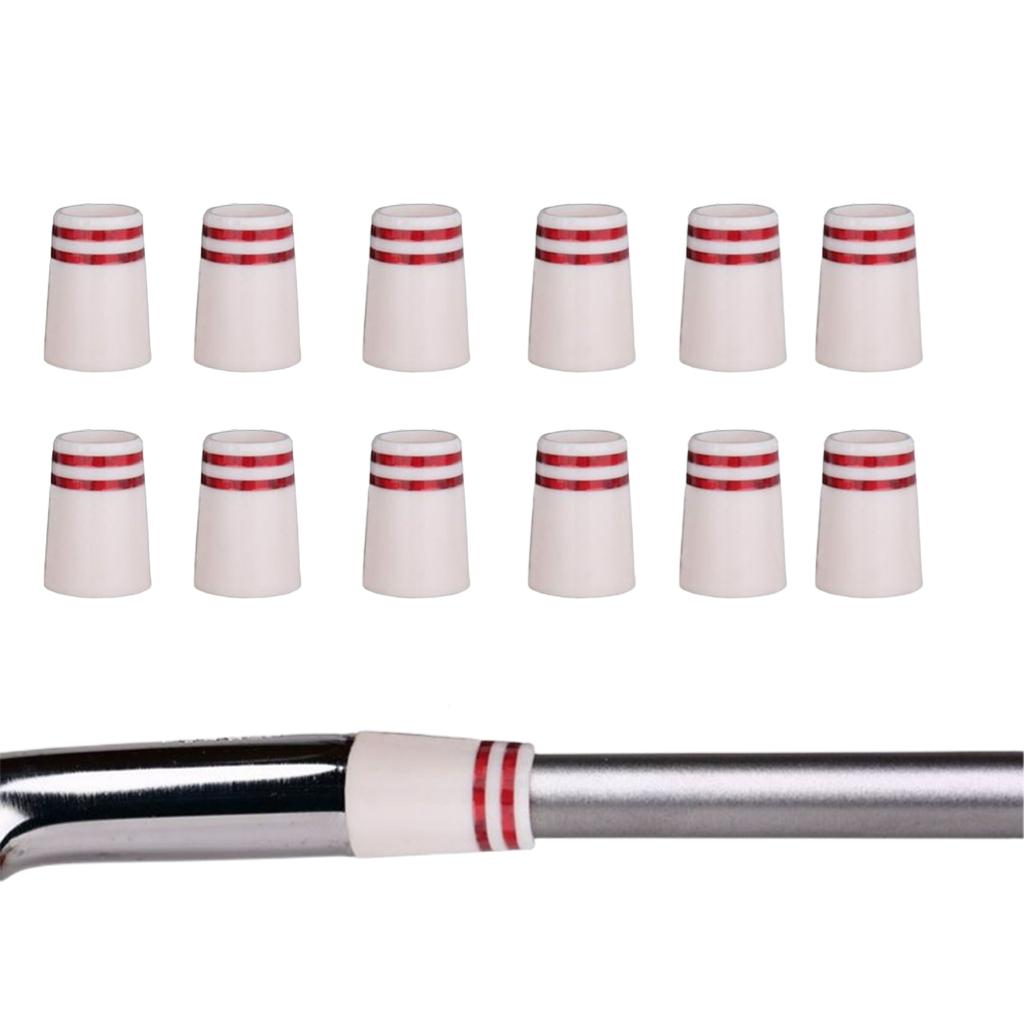 12 Pieces Custom .355 Golf Ferrules Taper Tip Adapter Golf Accessories