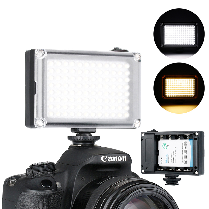 Ulanzi 96 Op Camera Led Video Light Photo Studio Dslr Verlichting Met Koud Shoe Mount Voor Nikon Canon Sony Pentax licht Invullen