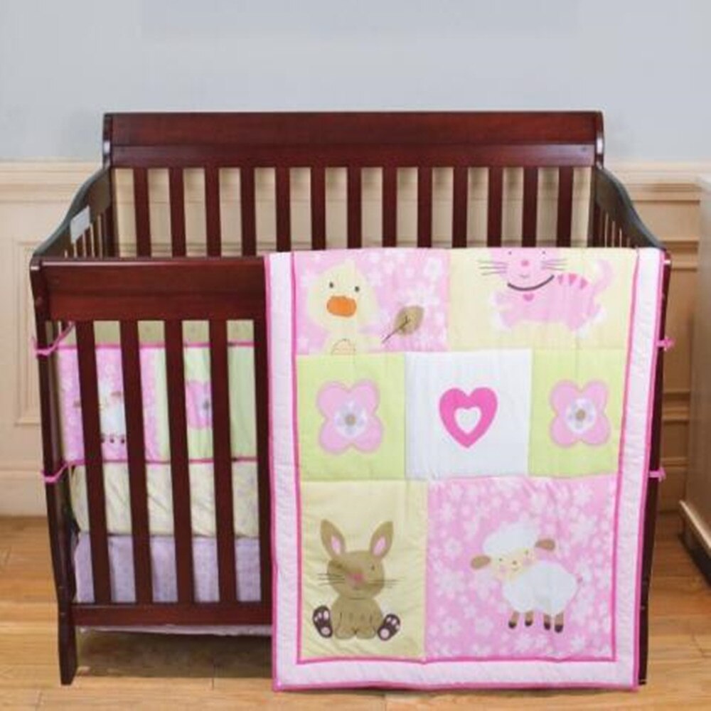 Hoge Qulity Wieg Quilt 100% Katoen Cuna Quilt Babydekbed Voor Pasgeboren Jongen Meisje 84x107cm