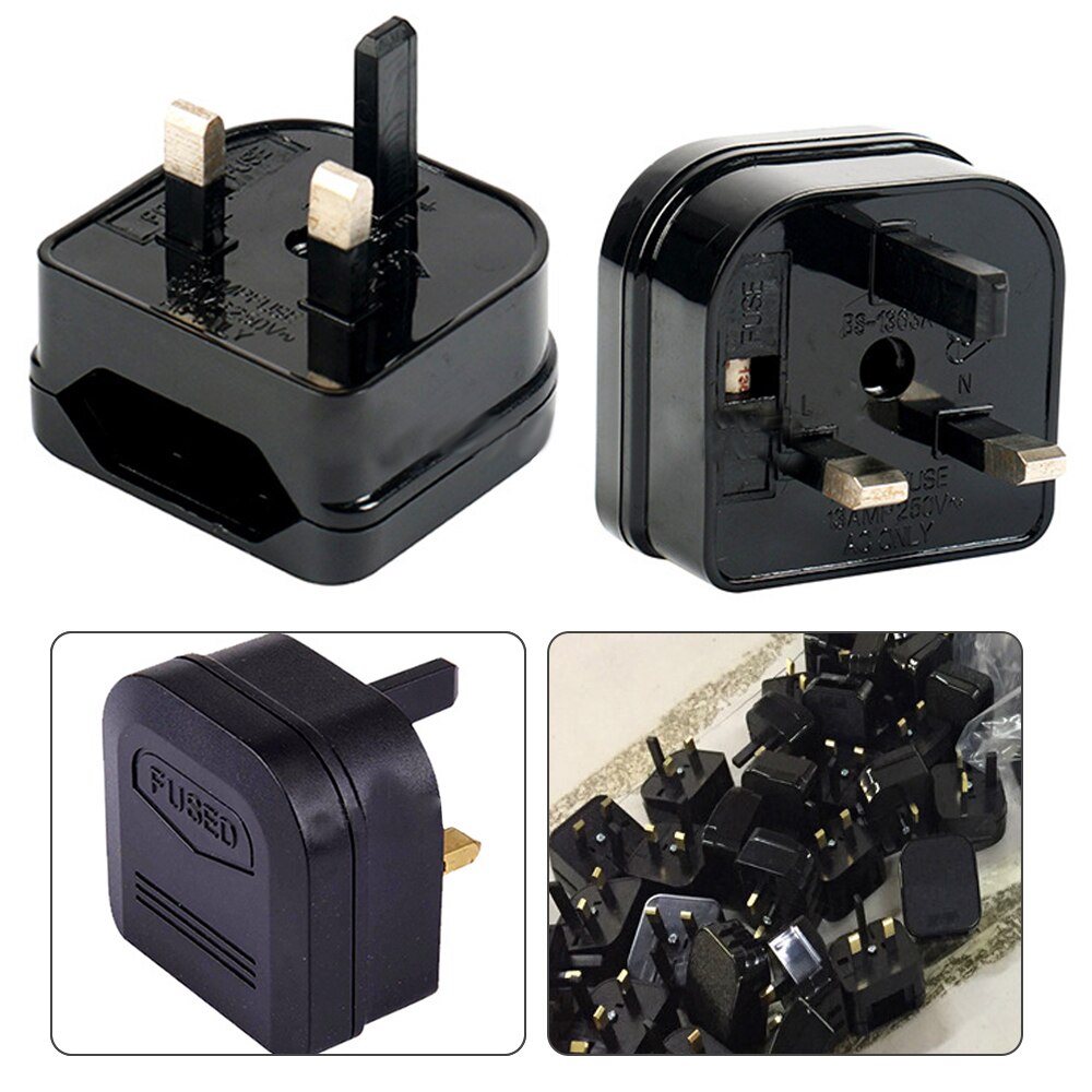 Universal EU Plug Converter 250V AC Power Adapter Charger Euro Travel Adapter EU Plug Adapter British Socket Outlet Home Adapter