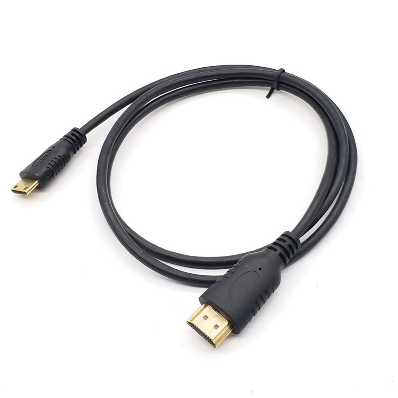 Mini HDMI a HDMI Cable de conexión HDTV estándar para cámara TV Adaptador HDMI 0,5 M 1 M 1,5 M 3 M