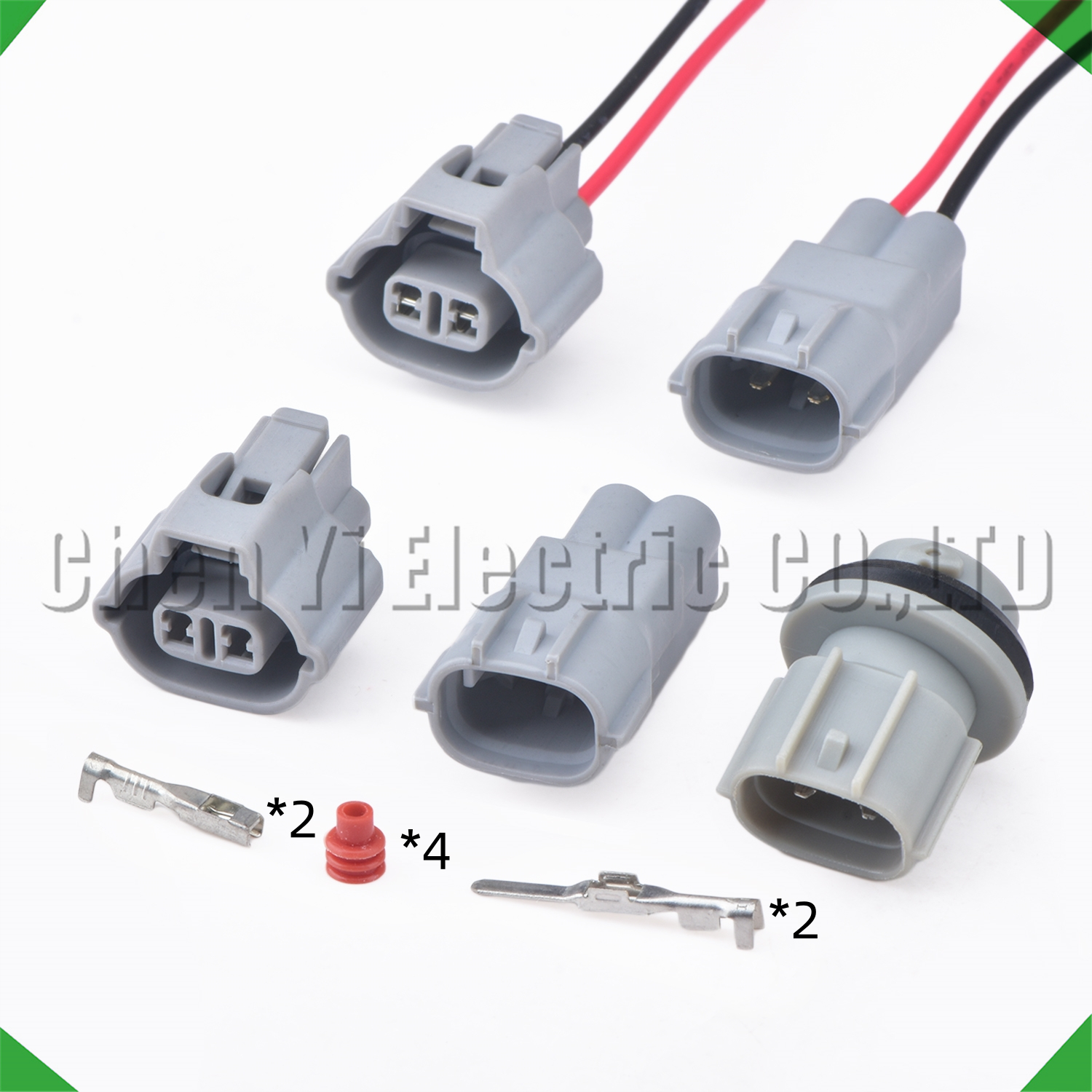 Conector automático de 2 pines, Base de luz T10 T15, enchufe de bombilla halógena, soporte de lámpara, enchufe de arnés de cables 8161512590 7223-1324-40 90075-60001
