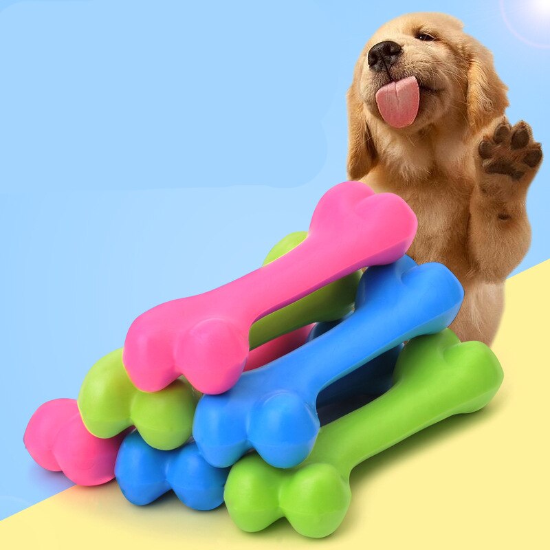 Rubber Dog Toy with Thorn Bone Rubber Molar Teeth Pet Toy Dog Bite Resistant Training Chew Pet Products Toothbrush