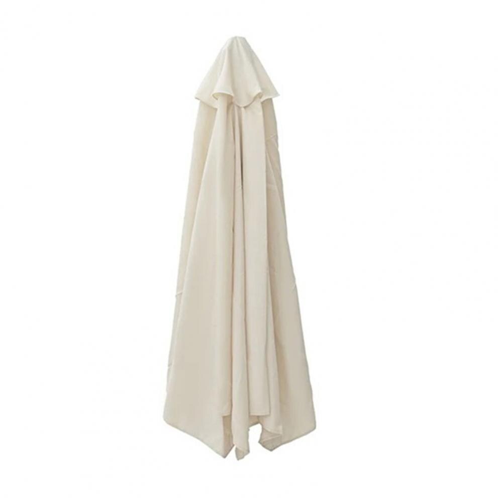 Bequem Terrasse Regenschirm Ersatz Gewebe Faltbare Baldachin Abdeckung Polyester Anti-verformen Sonnenschirm Baldachin Abdeckung
