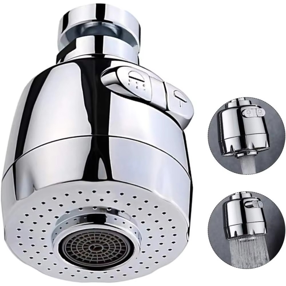 Adaptador universal de torneira de cozinha, 2/3 modos, rotação 360, extensores de filtro, utensílios de cozinha, spray, economia de água, bico de torneira