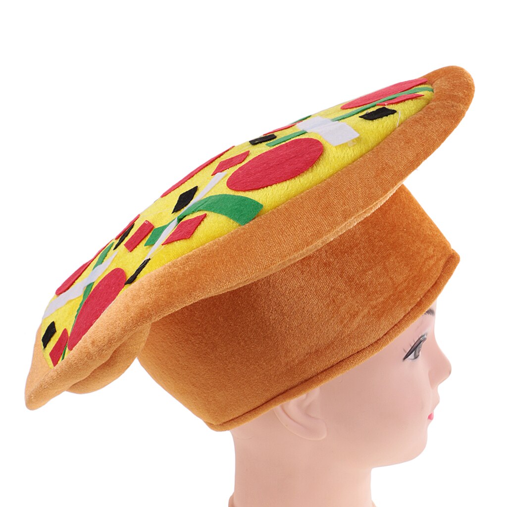 Bachelorette vuxen unge pizza form hatt jul karneval födelsedag höna party cap kostym prop bröllopsfest hatt dekoration access