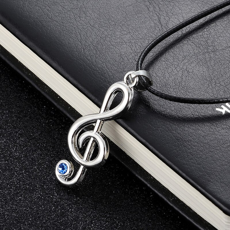 Sieraden Muzieknoot Ketting Voor Lover Muzieknoot Rhythm Mode Vrouwen Lange Ketting Sieraden