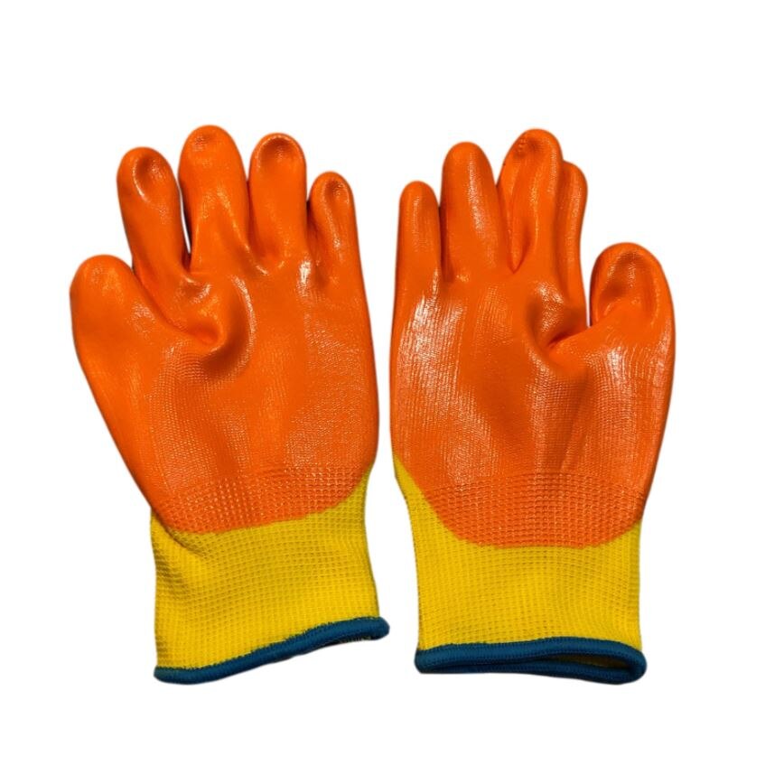 Crianças respiráveis luvas de jardinagem crianças dos desenhos animados domésticos resistente a óleo animal antiderrapante luvas de trabalho manual anti-facada