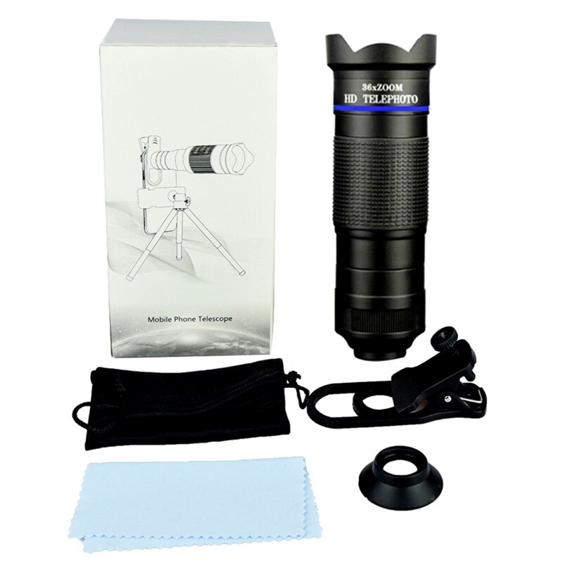 36X Phone Telephoto Lens High-power High-definition Telescopic Focusing Lens