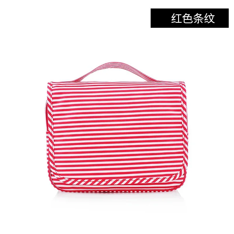High Capacity Makeup Bag Travel Cosmetic Bag Waterproof Toiletries Storage Bags Travel Kit Ladies Beauty Bag: Brown