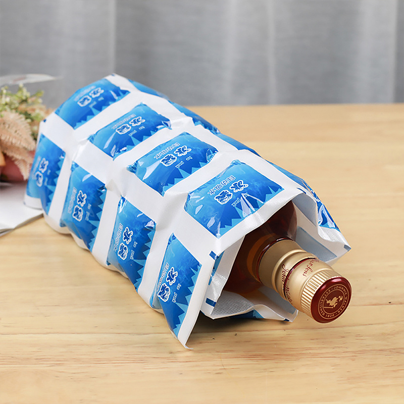 Reusable Gel Ice Bag Automatic Water Absorption Insulated Pack Pain Cold Compress Cooling Food Keep Fresh