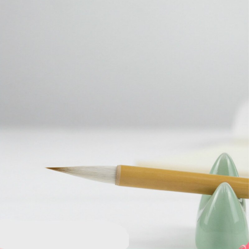 Juego de pinceles para escritura de nubes blancas, conjunto de pinceles de pelo de lana, pluma de pintura, caligrafía, Huzhou, Tinta China