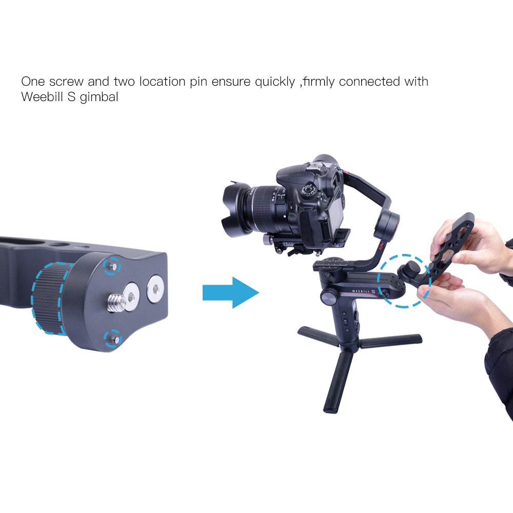 ZHIYUN WEEBILL S Gimbal Vielseitig Griff + Gurt mit Mini Magie Griff Arm