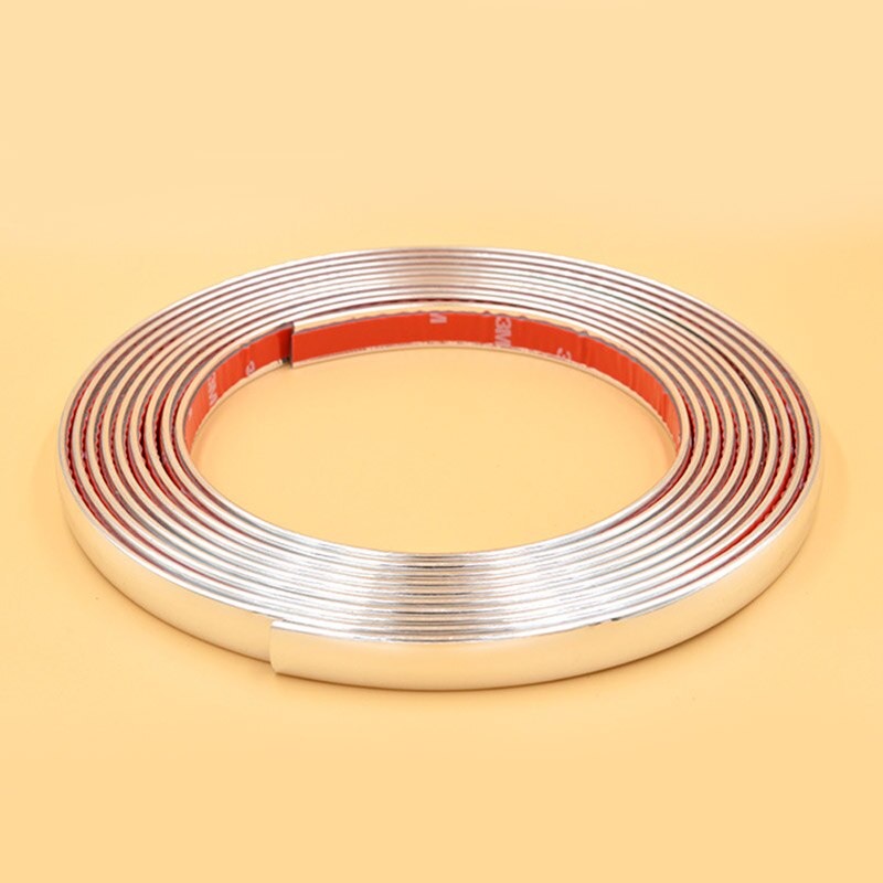 Auto Chrome Strip Styling Decoratie Moulding Trim Strips Tape Auto Diy Body Bumper Bescherm Sticker Auto Deur Versieringen
