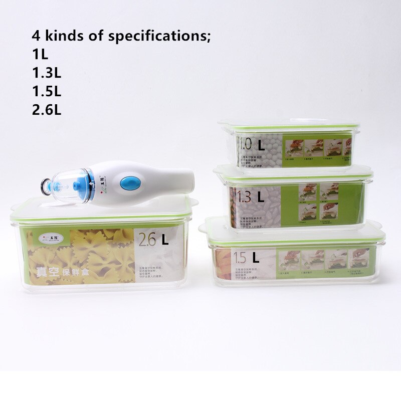 Vacuum storage box refrigerator storage box food storage box Vacuum machine parts