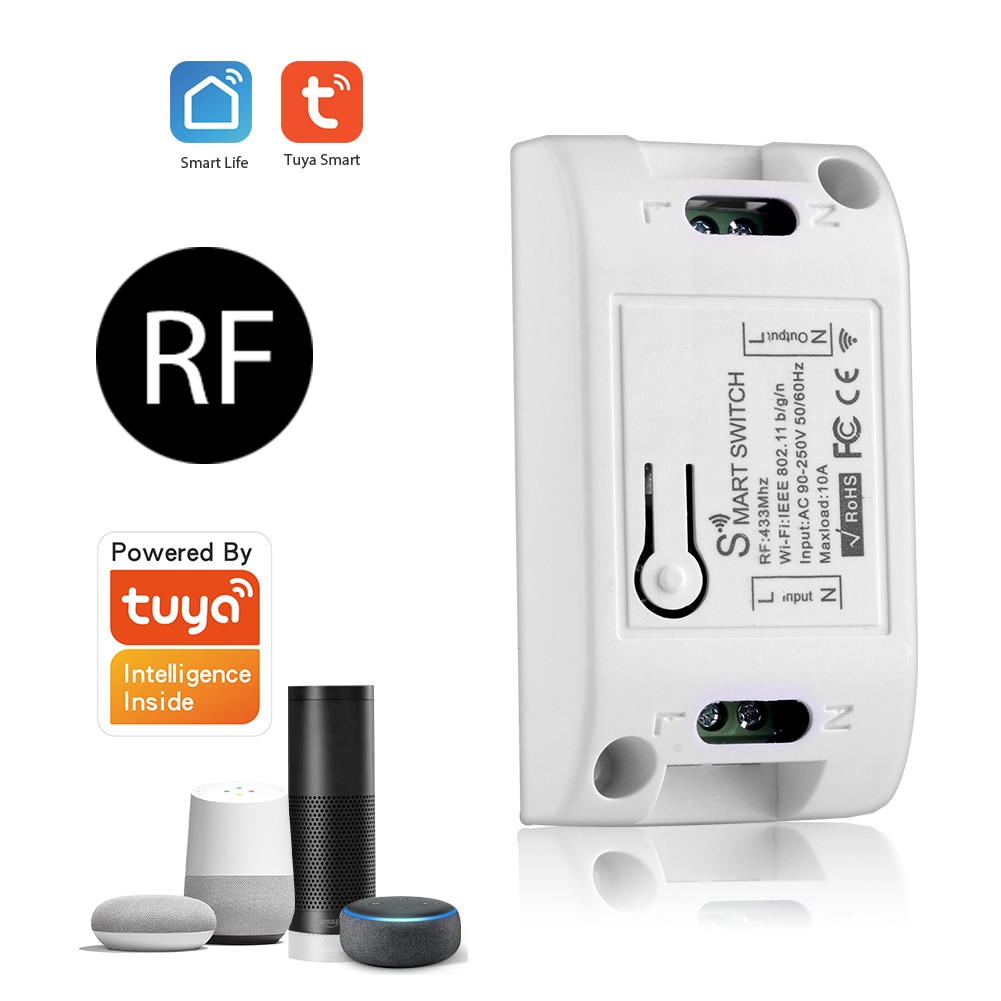 DIY RF + Smart Home Wireless WiFi Switch Module for Apple Android APP For ITEAD Sonoff Without 433Mhz RF Remote Function
