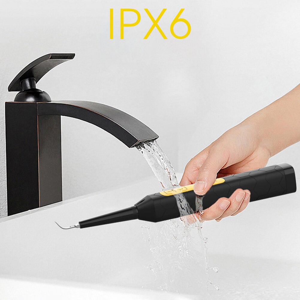 3 Modes High Frequency Vibration Tooth Cleaner Electric Ultrasonic Dental Scaler Waterproof Whiten Teeth Tool